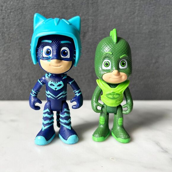 Just Play PJ Masks Catboy and Gekko Poseable Action Figures Toys Hasbro - Picture 1 of 5